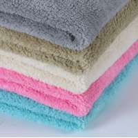 High Quality Wholesale 100% Polyester Sherpa Fleece Teddy Bear Fur Fabric For Garment Or Blanket